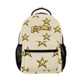EcoComics Stars BookBag Tan Casual Backpack-Large