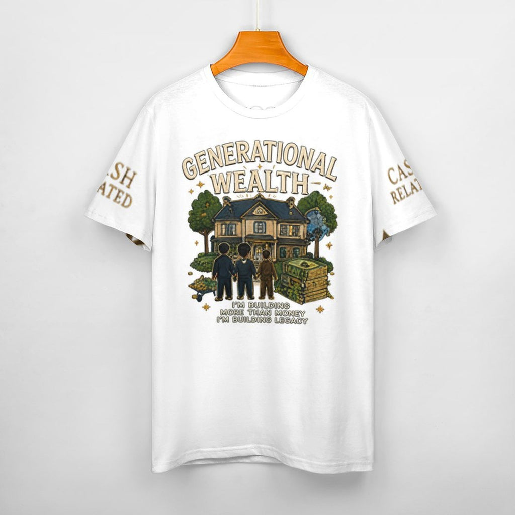 Ecocomics Cash Related Generational Wealth Cotton T-Shirt