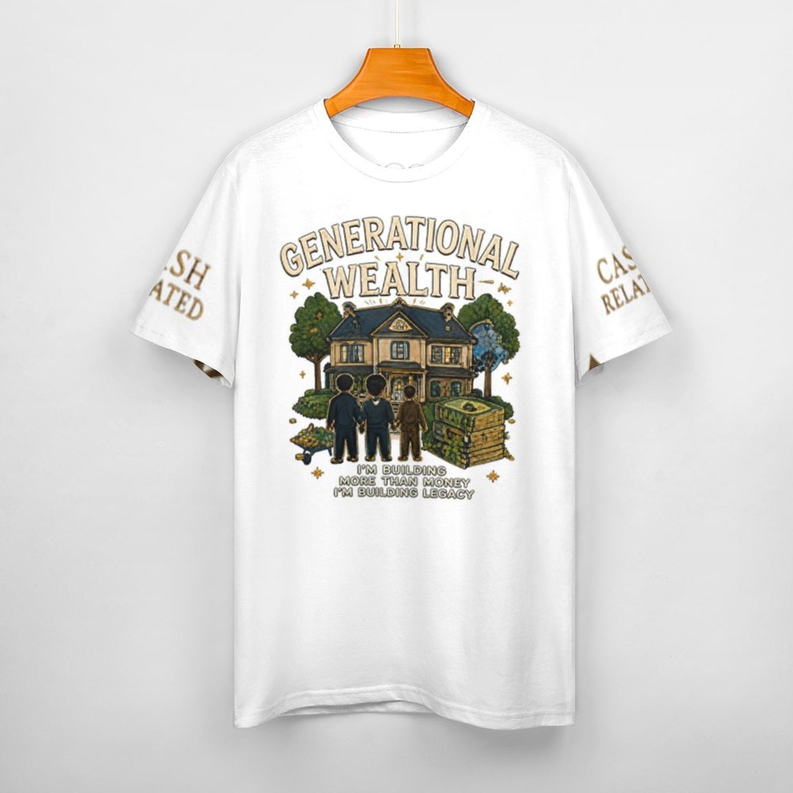 Ecocomics Cash Related Generational Wealth Cotton T-Shirt