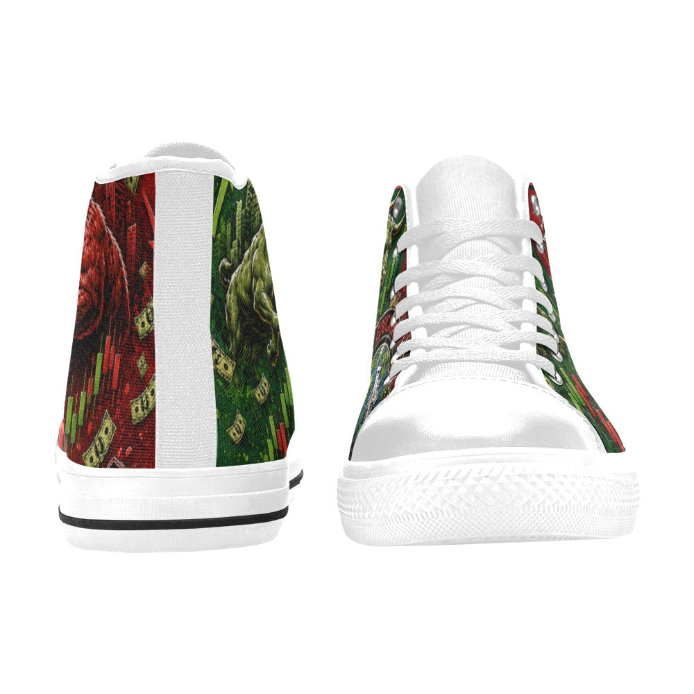 Sneakers Kids' High Top Canvas Shoes-4 Sides Bulls And Bears