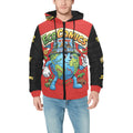 Ecocomic Bubble Jacket red and black Hooded Jacket