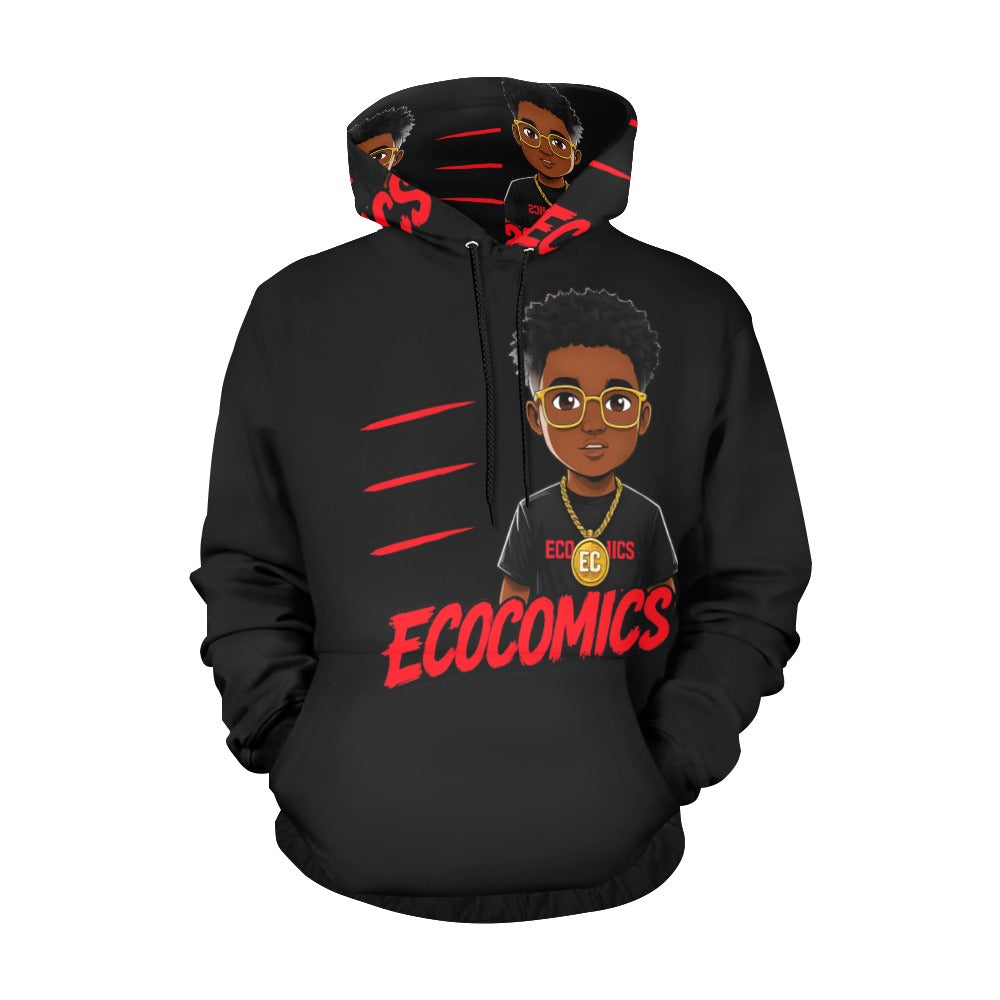 EcoComics Signature Black Hoodie (USA Size)