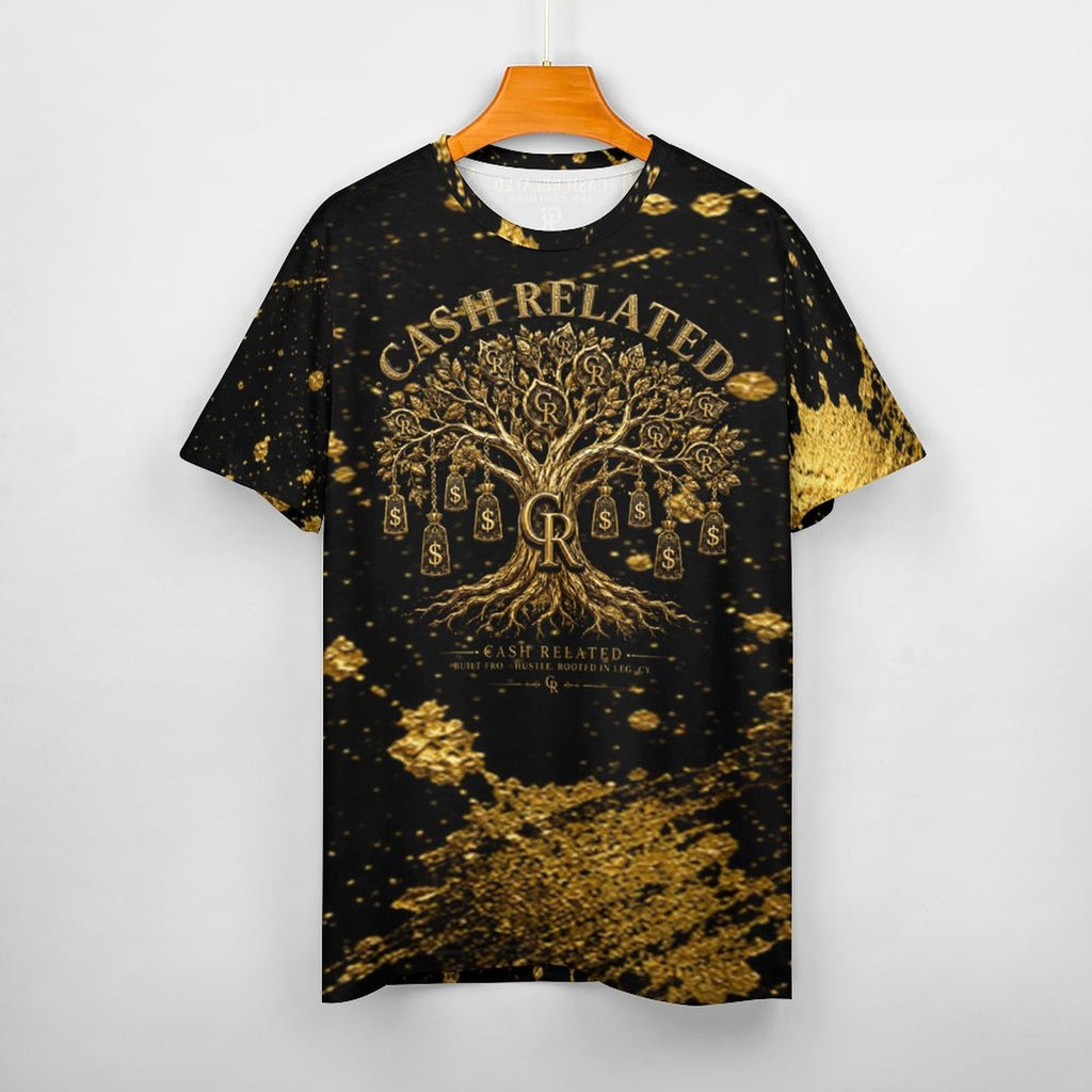 Cash Related Tree Cotton T-Shirt