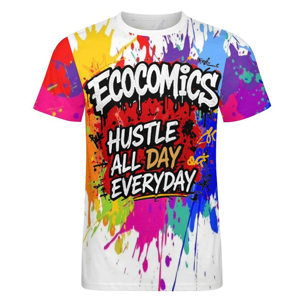 Ecocomics Hustle All Day Cotton T-Shirt