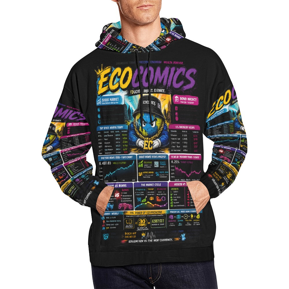 learn invest repeat pink hoodie (USA Size)