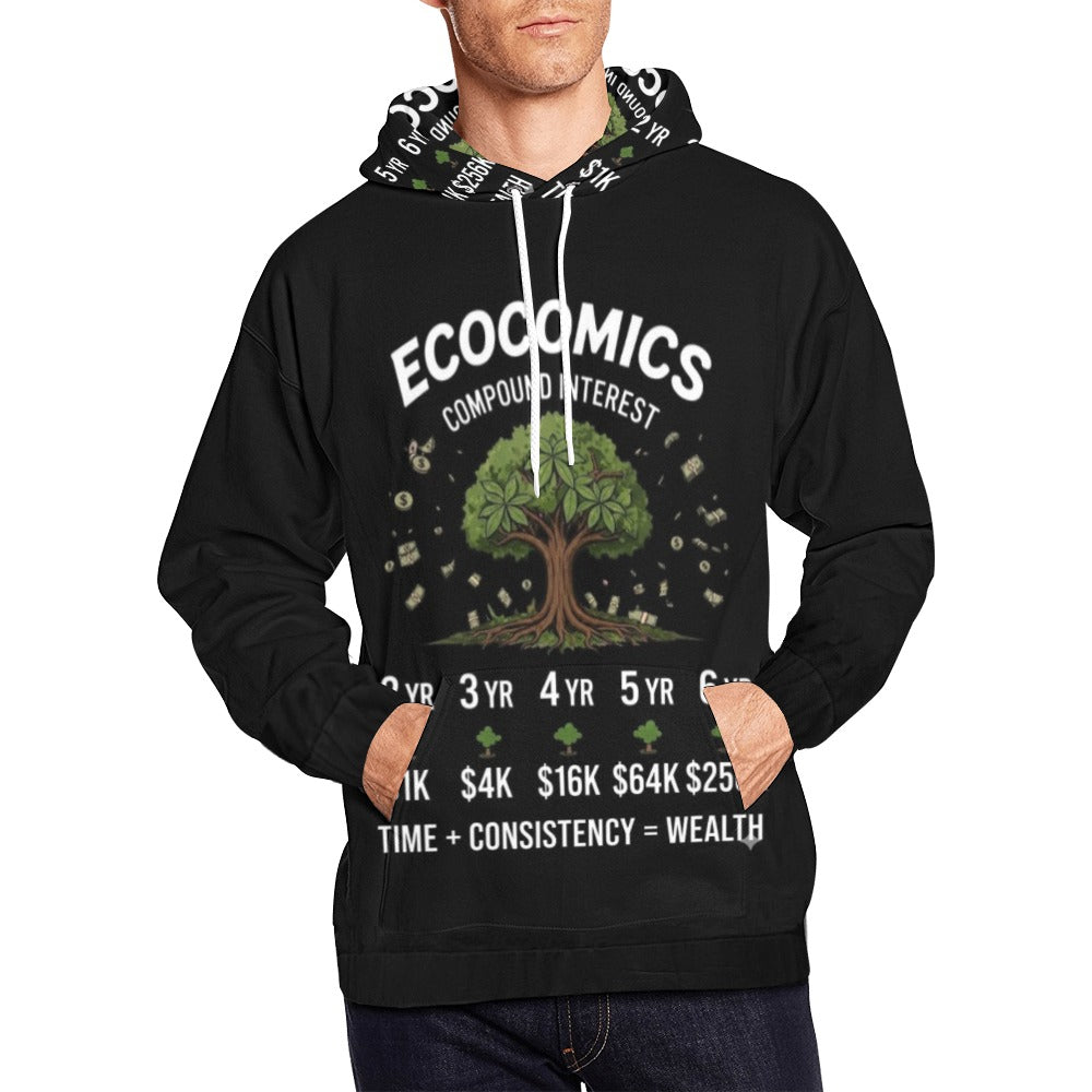 Ecocomics Black Let Your Money Grow Hoodie (USA Size)