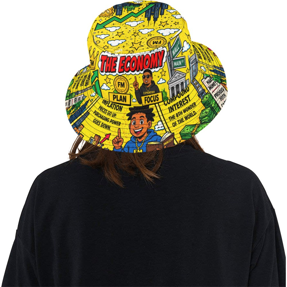 Ecocomics World Yellow Bucket Hat