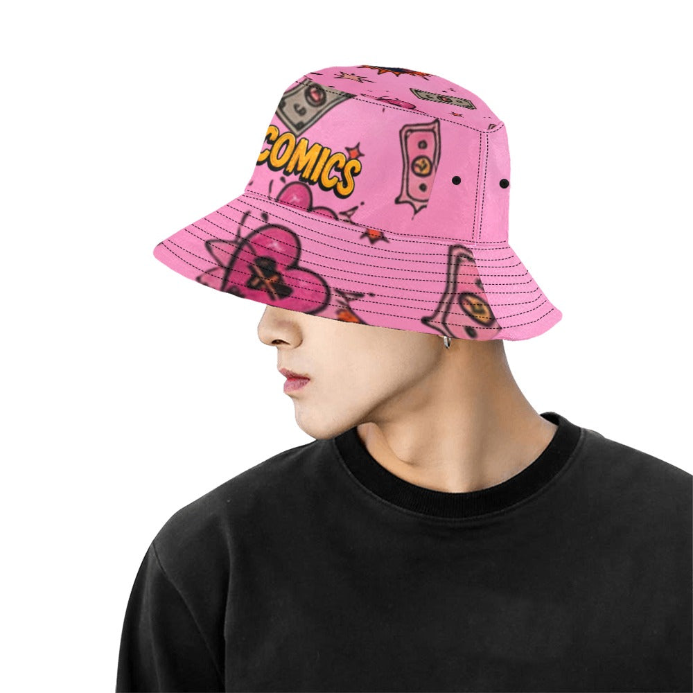 Ecocomics Pink Bucket Hats