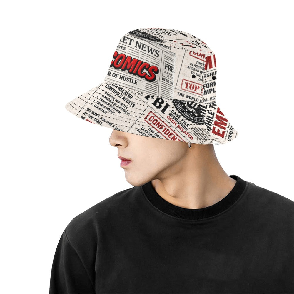 EcoComics Market News Bucket Hat