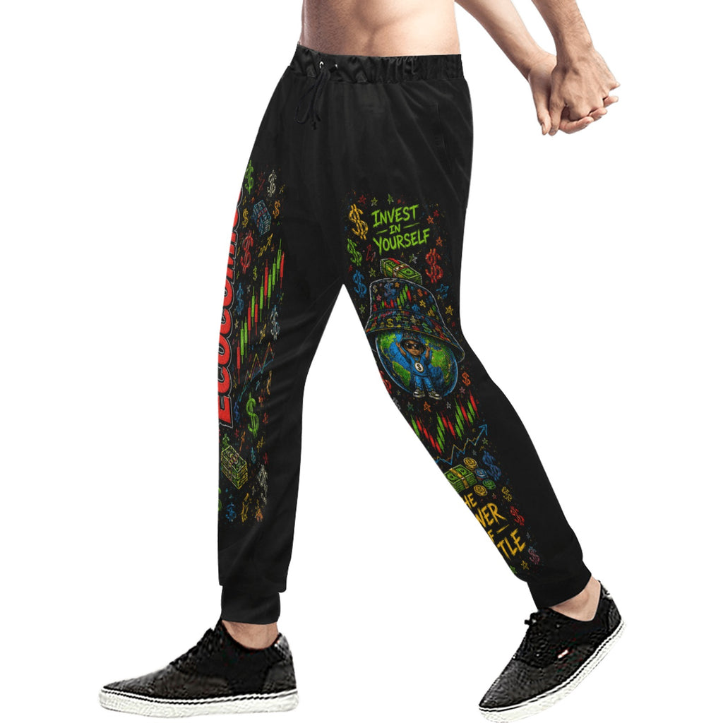 EcoComics Candlestick Chart Graphic Jogger Sweatpants