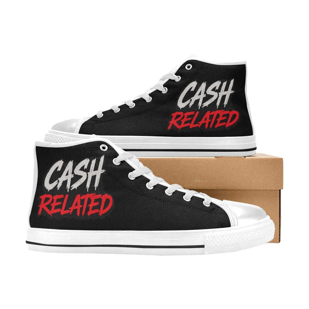 Cash Related High Top Canvas Shoes for Kid