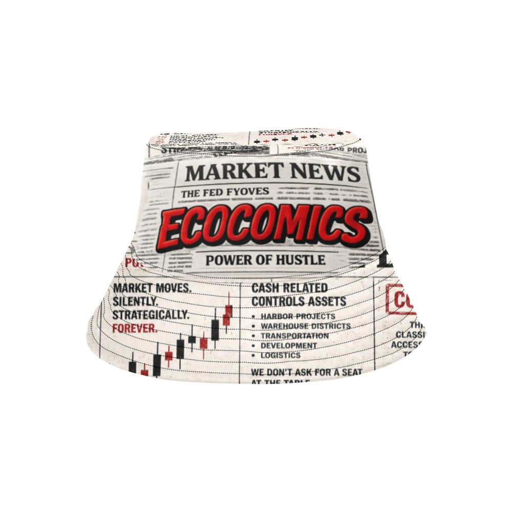 EcoComics Market News Bucket Hat